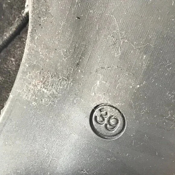 BUENO Black Nubuck Suede Knee-High Stacked Heel Almond Toe Slip-on Elastic EU 39 - Picture 12 of 16